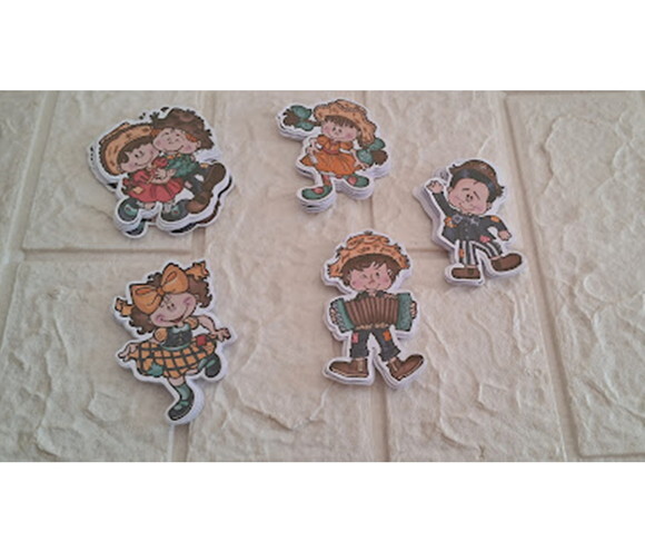 Kit 60 Itens Lembrancinha Personalizadas Festa Junina Arraia