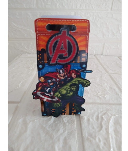 Kit 60 Peças Festa Lembrancinhas Personalizadas Vingadores