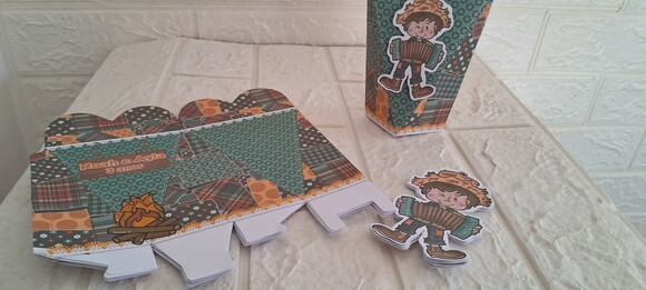 Kit de Personalizados Festa Junina Lembrancinhas 30 Itens