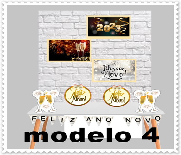 Kit Decoração Natal Natalina Ano Novo Papai Noel