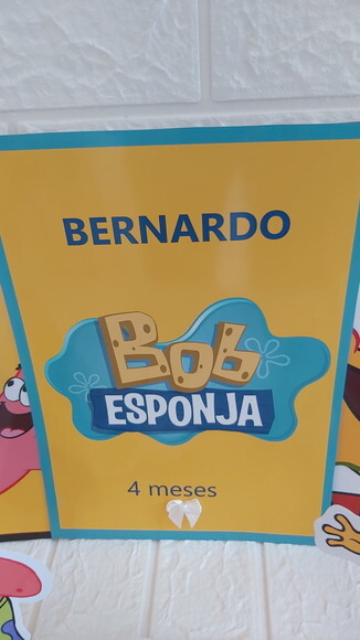 Kit Festa Bob Esponja Só Um Bolinho