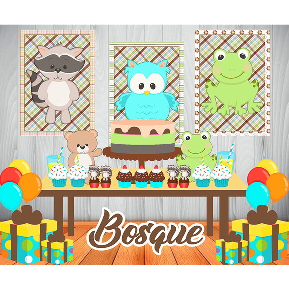 Kit Festa Bosque Encantado