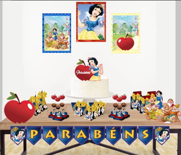 Kit Festa Branca de Neve