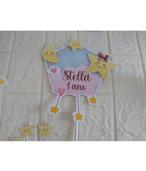 Kit Festa Brilha Brilha Estrelinha Decoração Aniversário