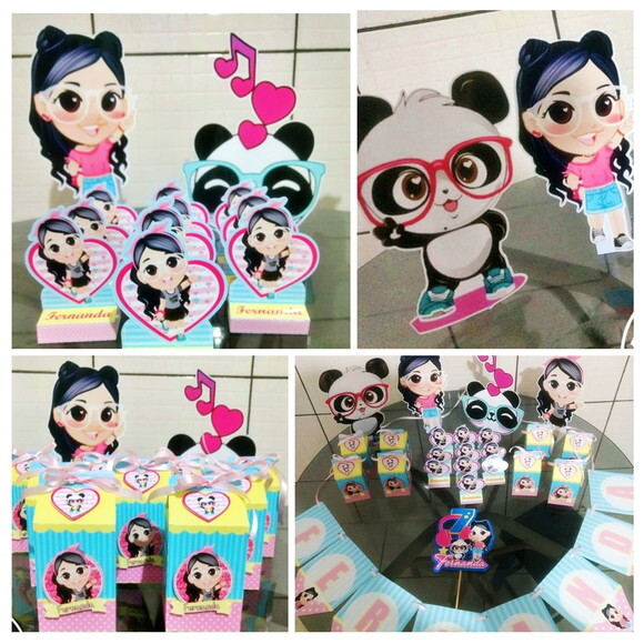 Kit Festa da Luluca Lembrancinhas Personalizadas