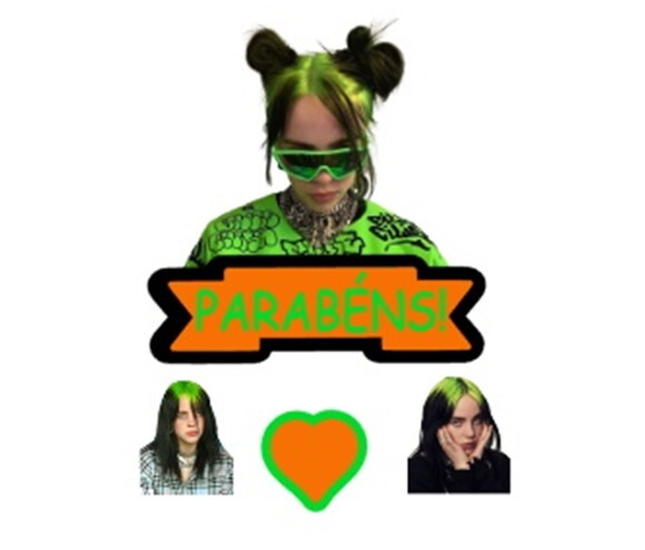 Kit Festa Decoração de Aniversário Billie Eilish Cantora