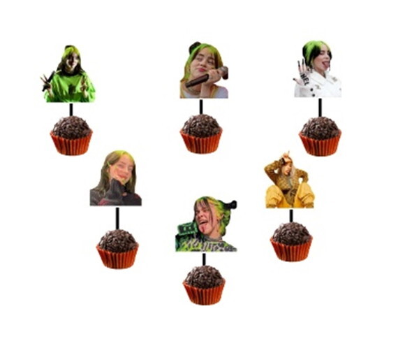 Kit Festa Decoração de Aniversário Billie Eilish Cantora