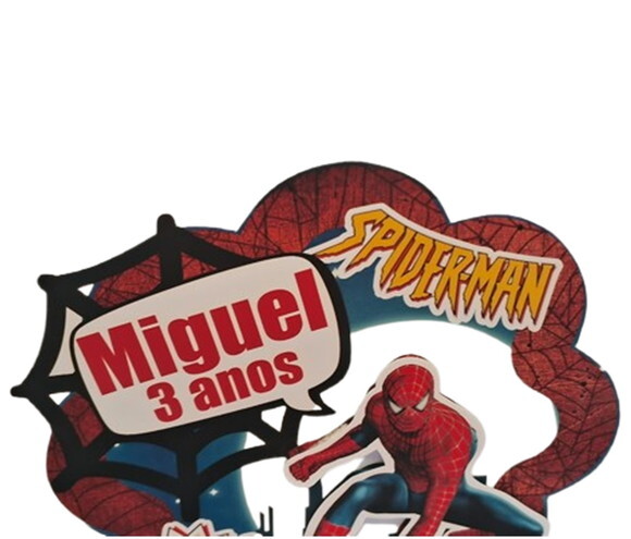 Kit Festa Homem Aranha Decoração de Aniversário