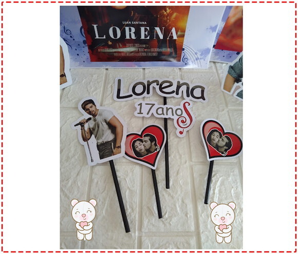 Kit Festa Luan Santana Decoração Aniversário Festa Topo Bolo