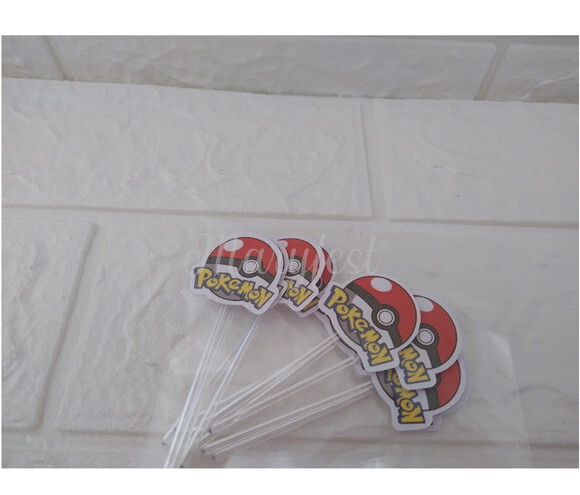 Kit Festa Pokemon Decoração de Aniversário Só Um Bolinho