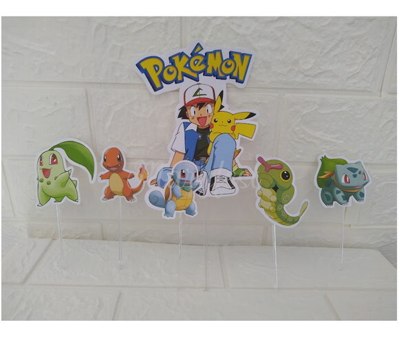 Kit Festa Pokemon Decoração de Aniversário Só Um Bolinho