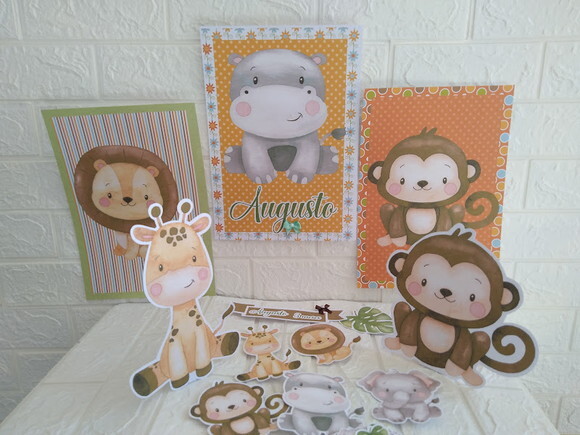 Kit Festa Safari Só Um Bolinho
