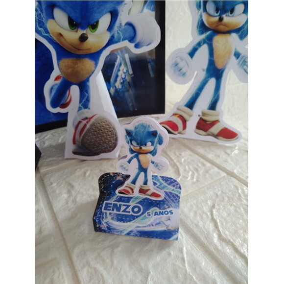 Kit Festa Sonic Lembrancinha de Aniversário