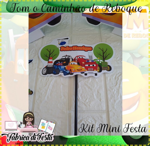 Kit Festa Tom o Caminhão de Reboque