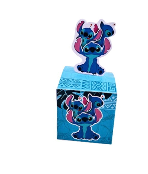 Kit Lembrancinha de Aniversário Stitch 40 Caixas Festa