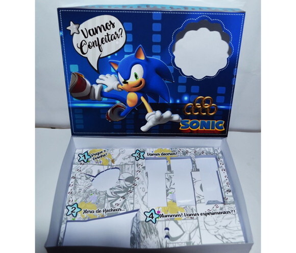 Kit Mini Confeiteiro Sonic