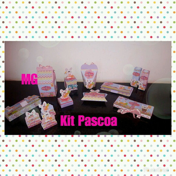Kit Pascoa 60 Peças