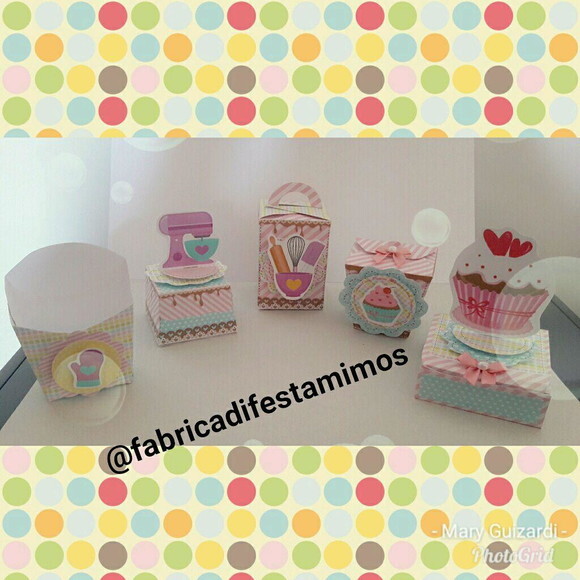Lembrancinha Aniversário Confeitaria Festa Personalizados