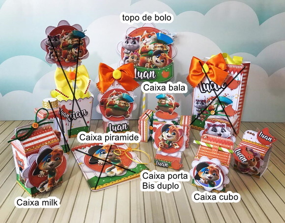 Lembrancinha de Aniversário 44 Gatos