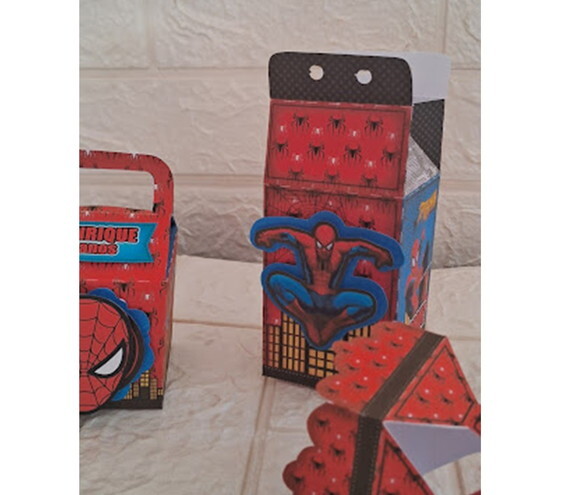 Lembrancinha de Aniversário Homem Aranha Kit Festa