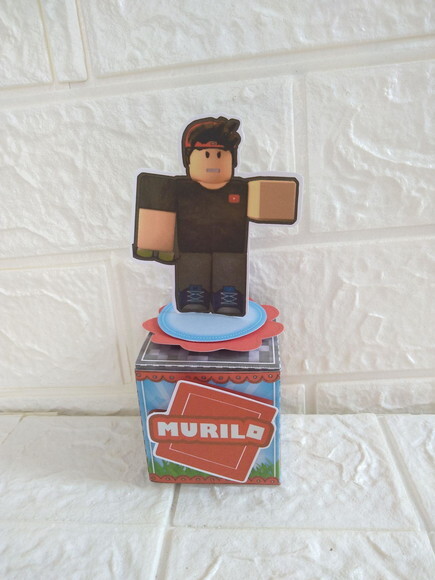 Lembrancinha de Aniversario Roblox Kit Festa Caixinhas
