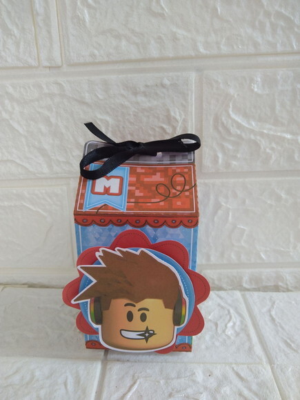 Lembrancinha de Aniversario Roblox Kit Festa Caixinhas