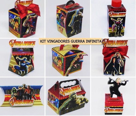 Lembrancinha de Aniversario Vingadores