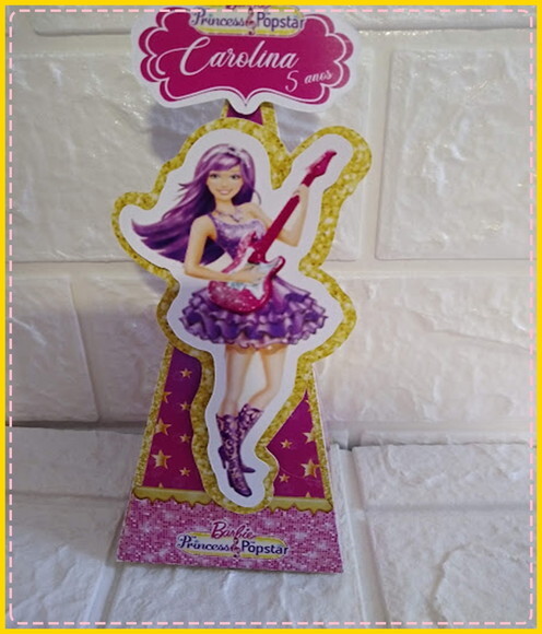 Lembrancinha Festa Barbie Personalizados Kit Festa 15 un