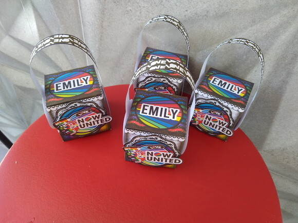 Lembrancinha Now United Caixa Foninho Personalizados