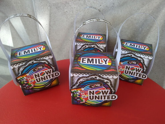 Lembrancinha Now United Caixa Foninho Personalizados