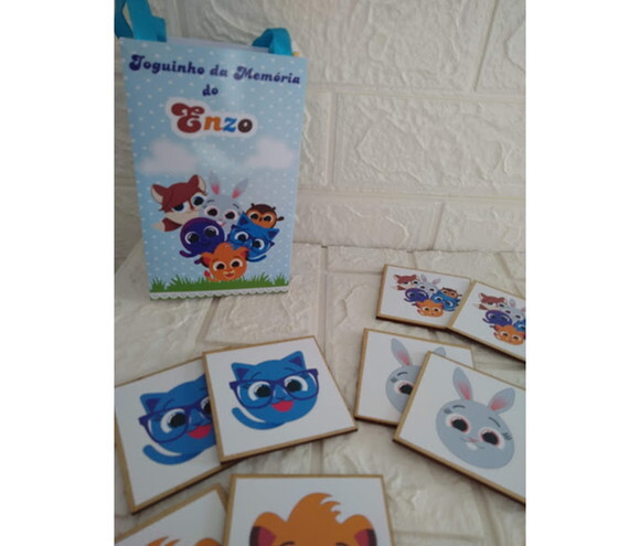 Lembrancinha Personalizada Bolofofo Jogo da Memória