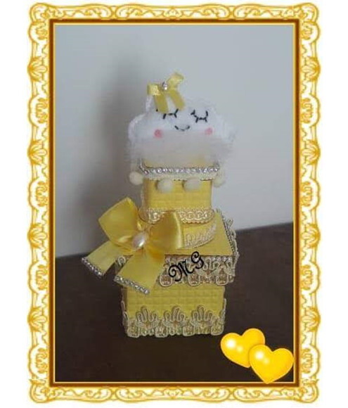 Lembrancinha Personalizada Chuva de Amor Luxo Benção Festa