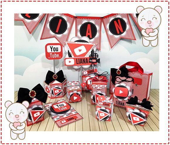 Lembrancinhas de Aniversário Youtube