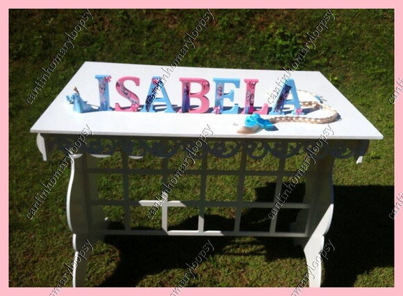 Letras em mdf personalizadas tema Frozen