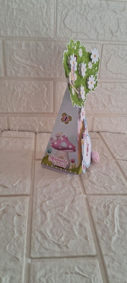 Personalizados Jardim Encantado Lembrancinha Caixa Piramide