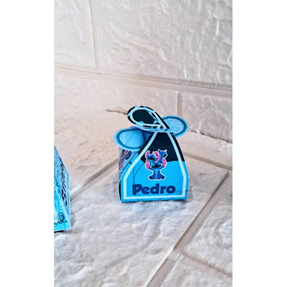 Personalizados Stitch Lembrancinhas 40 Caixas Festa