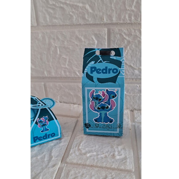 Personalizados Stitch Lembrancinhas 40 Caixas Festa