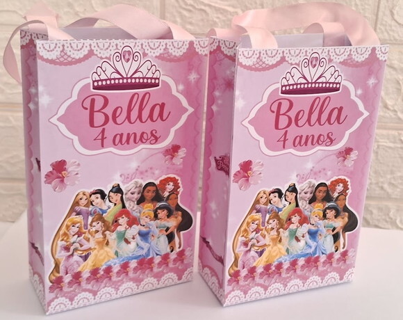 Sacolinha Surpresa das Princesas Aniversário Festa 15 un