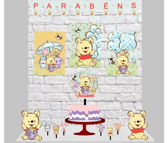 Ursinho Pooh Decoração de Festa