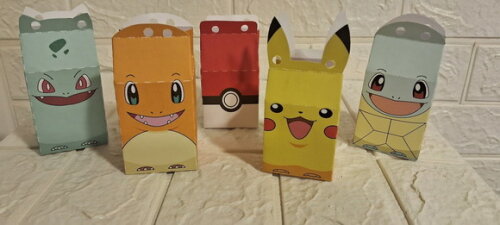 10 Caixas Milk Pokemon Lembrancinhas Aniversário Kit Festa