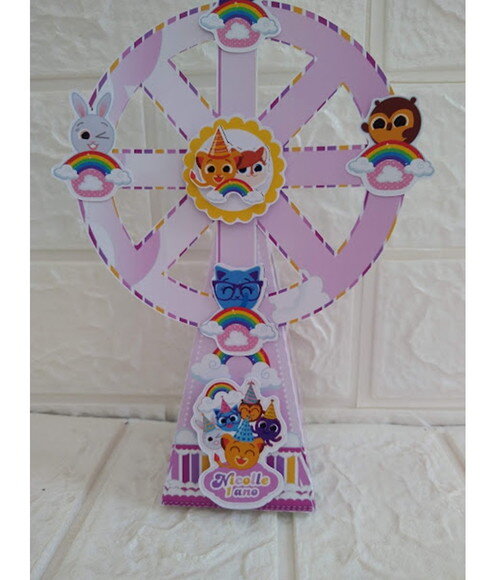 10 Personalizados Bolofofos Roda Gigante Festa Lembrancinha