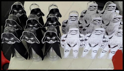 10 Tubete Star Wars Lembrancinha Star Wars Aniversário Festa