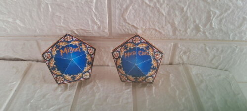 15 Lembrancinha Sharry Potter Caixinha Chocolate Frog Festa