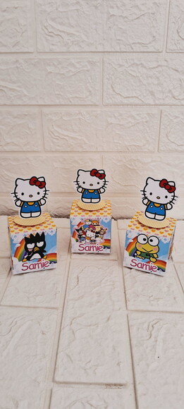 15 Lembrancinhas Aniversário Festa Hello Kitty Caixinhas