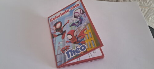 30 Lembrancinhas Spidey e Seus Amigos Livrinho Colorir Festa