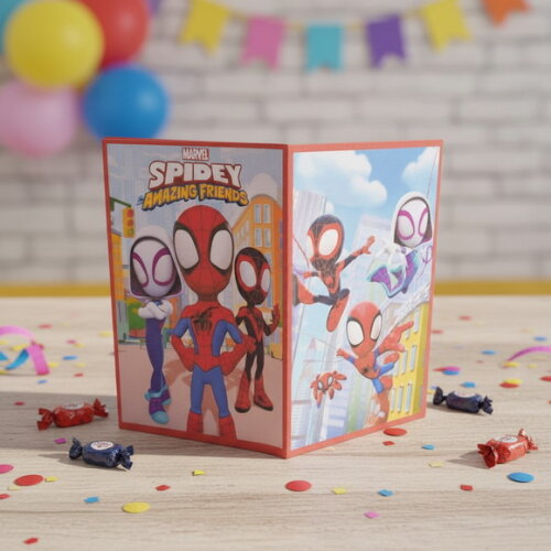 30 Lembrancinhas Spidey e Seus Amigos Livrinho Colorir Festa
