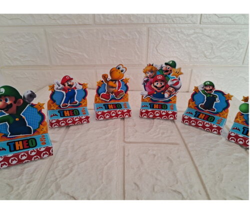 40 Caixas Super Mario Lembrancinhas Aniversário Festa