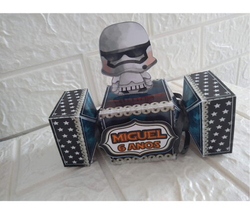 40 Lembrancinha Star Wars Kit Festa de Aniversário Star Wars