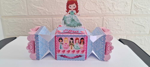 45 Caixinhas Lembrancinhas Personalizadas Princesas Disney
