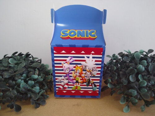 45 Lembrancinhas Aniversário Sonic Kit Festa Personalizados